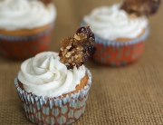 Every man's dream: a beer batter cupcake menage a trois.