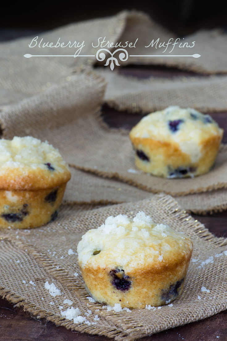 Studded with plump, fresh blueberries, coated in dusting of sweet streusel, and spiked with a dash of lemon zest and almond extract, these melt-in-your-mouth blueberry muffins will make you believe that frosting isn’t missing from the equation.