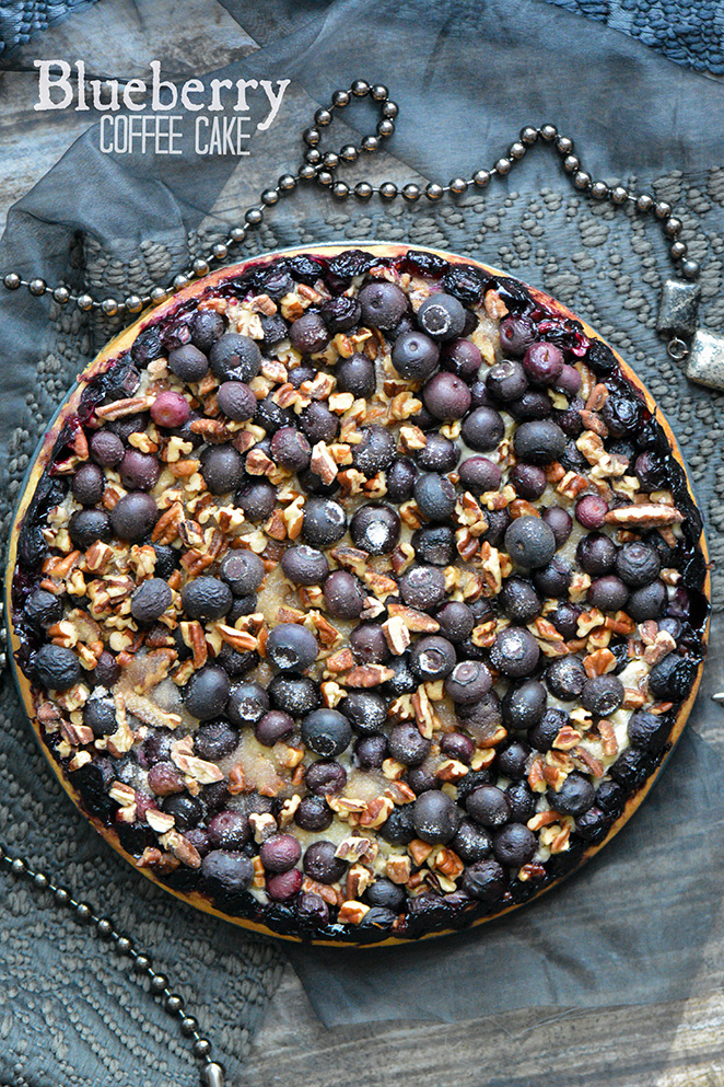 Blueberry Coffee Cake with Cinnamon Toast Crunch and Pecans