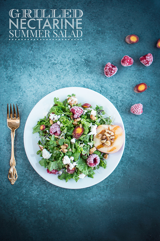 Grilled Nectarine Summer Salad | Kailley's Kitchen