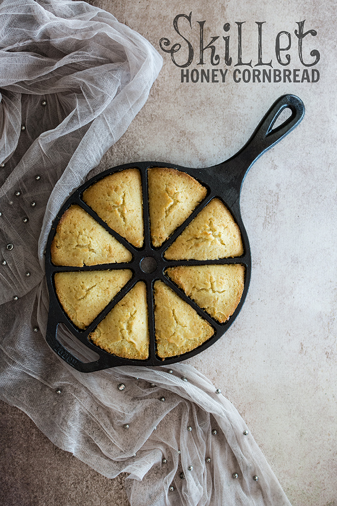 Skillet Honey Cornbread | Kailley's Kitchen