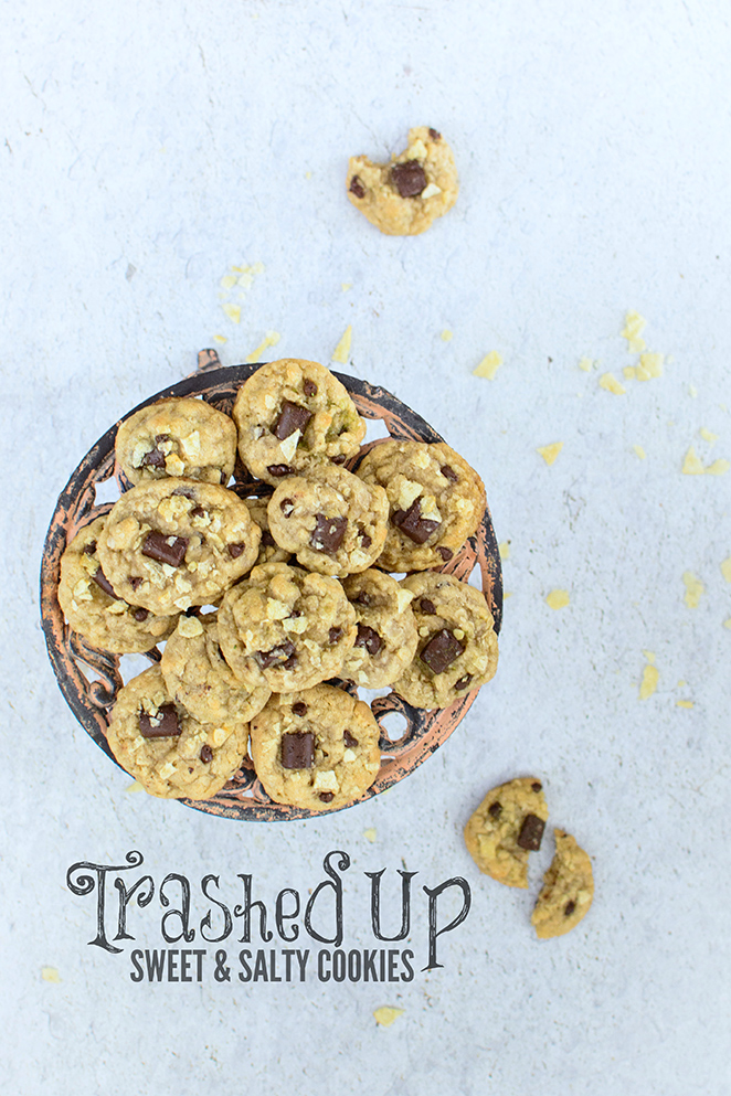 Trashed Up Sweet and Salty Cookies | Kailley's Kitchen